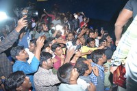 Sridevi Soda Center Movie Success Tour in Kurnool